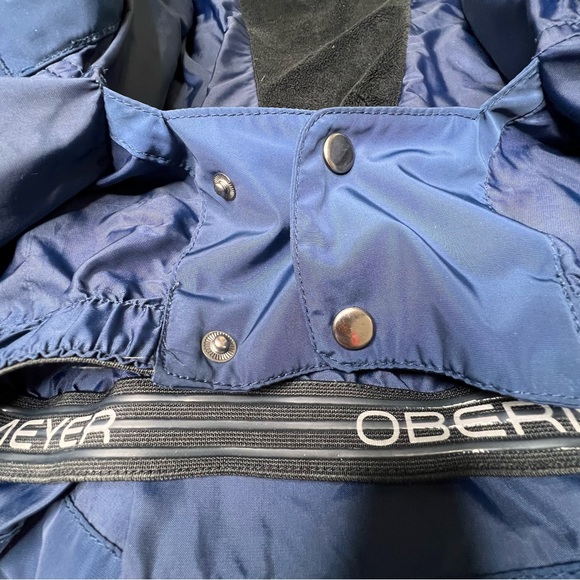 OBERMEYER Leighton Insulated Hooded Ski Jacket Navy Blue Women's Size 6 - Picture 8 of 16